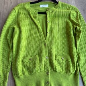 Green Women's Cardigan Sweater Size Small 4-6